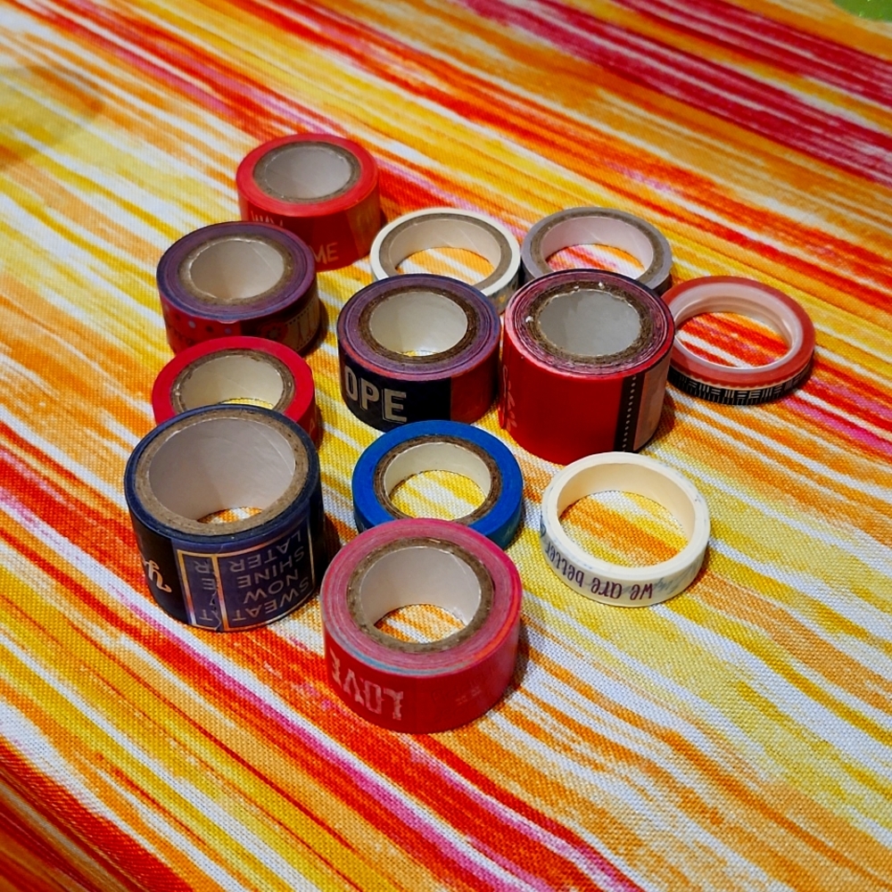 BARELY USED 14 RECOLLECTIONS WASHI TAPE - Picture 2 of 2